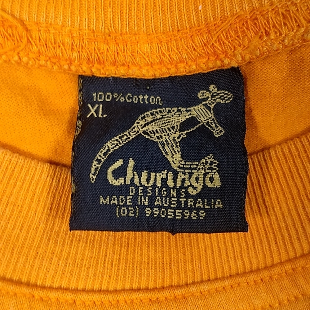 Churinga Australia Aboriginal Art Tie dye Size XL Vintage 90s - Picture 15 of 16